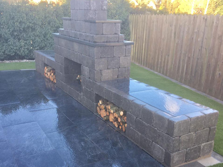 Fireplaces Landscaping services - Professional Paving and Landscaping Contractors in Crossgar - Dornans Paving and Landscaping